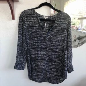 Joie split neck blouse NWOT